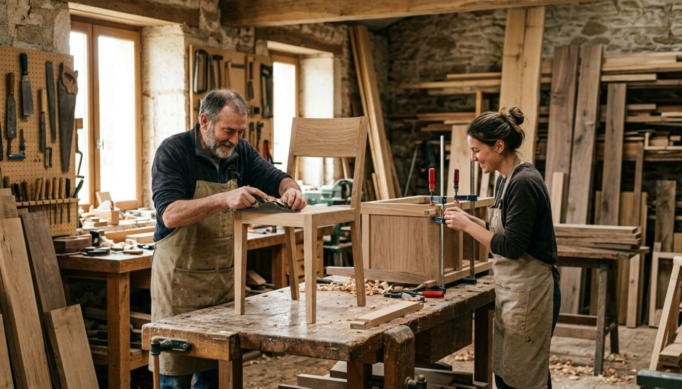 Mobilier local : histoires d'ateliers et de territoire